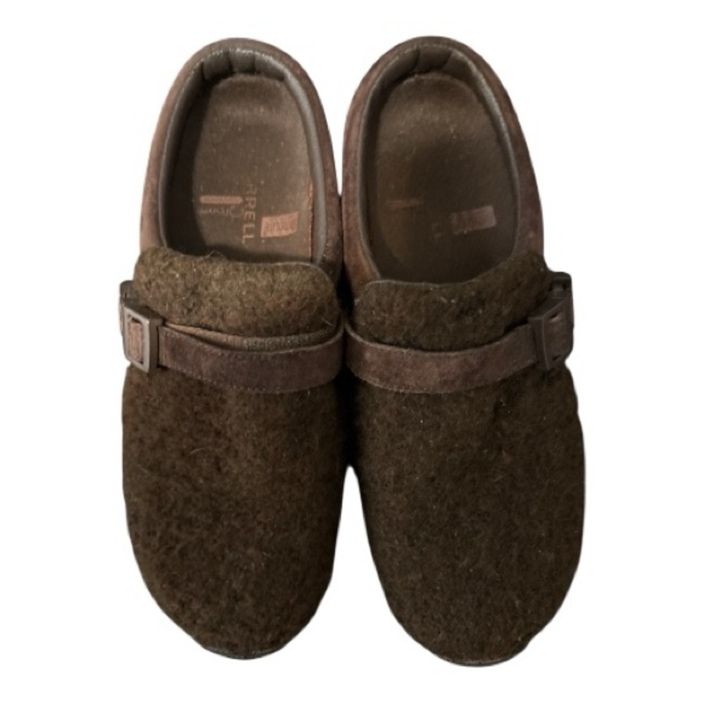 MERRELL ENCORE GROOVE RICH BROWN CLOGS US SZ 7  VERY LIGHTLY USED
